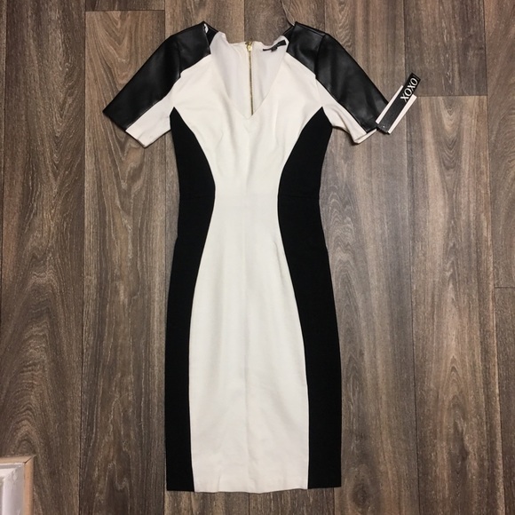 XOXO Dresses & Skirts - Black and white bodycon dress